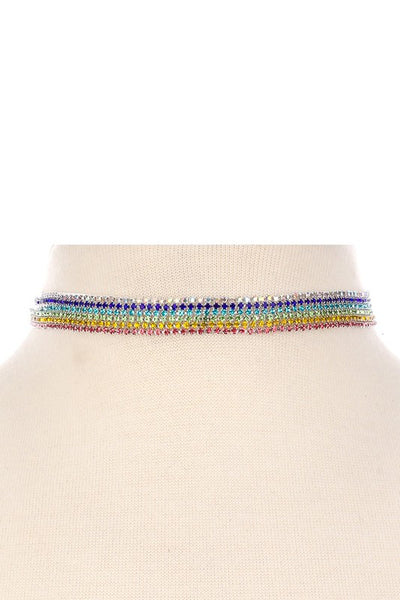 Over the Rainbow Choker Necklace