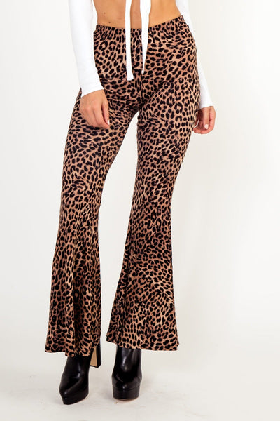 Leopard Flare Pant