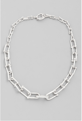 Chain Linked Choker Necklace